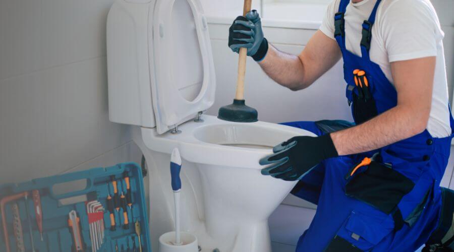 Professional clogged toilet repair in Lyman, WY